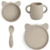 Nuuroo Servies Lykke Koala 4-delig, Cobble Stone