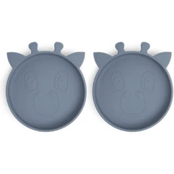 Nuuroo Siliconen Bord Akila Giraffe 2 Stuks, Bering Zee