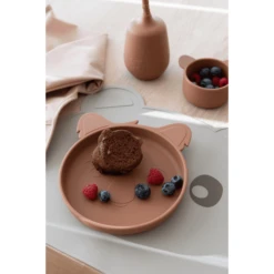 Nuuroo Siliconen Bord Akila Koala Caramel Café Set Van -Kleintje Luxe nuuroo siliconen bord akila koala caramel cafe set van a405346 3