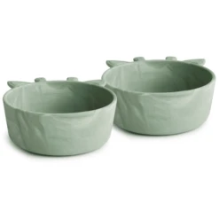 Nuuroo Siliconen Kom Alex Giraffe 2 Stuks, Light Green Mix -Kleintje Luxe nuuroo siliconen kom alex giraffe 2 stuks light green mix a363192 2