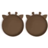 Nuuroo Siliconen Plaat Akila Giraffe 2 Stuks, Eikel