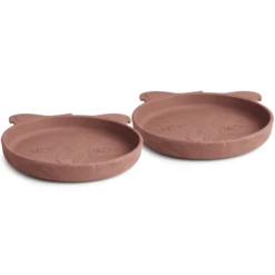 Nuuroo Siliconenbord Akila Koala 2 Stuks, Rood Mix -Kleintje Luxe nuuroo siliconenbord akila koala 2 stuks rood mix a363167 2