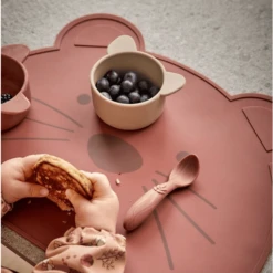 Nuuroo Snack Bowls Pink Koala 2-delig, Cobble Stone -Kleintje Luxe nuuroo snack bowls pink koala 2 delig cobble stone a364213 2
