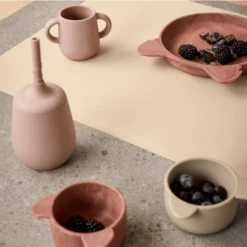 Nuuroo Snack Bowls Pink Koala 2-delig, Cobble Stone -Kleintje Luxe nuuroo snack bowls pink koala 2 delig cobble stone a364213 3