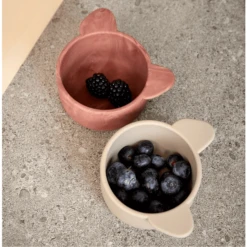 Nuuroo Snack Bowls Pink Koala 2-delig, Cobble Stone -Kleintje Luxe nuuroo snack bowls pink koala 2 delig cobble stone a364213 4