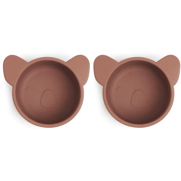 Nuuroo Snack Bowls Pink Koala 2-delig, Mahonie 2 Nuuroo Snack Bowls Pink Koala 2-delig, Mahonie - Afbeelding 2