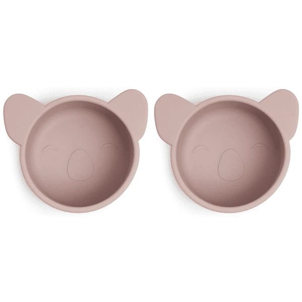 Nuuroo Snack Bowls Pink Koala 2-delig, Woodrose 4 Nuuroo Snack Bowls Pink Koala 2-delig, Woodrose - Afbeelding 4