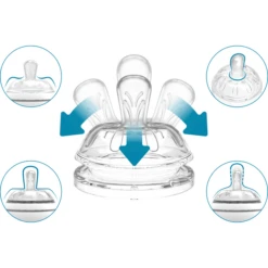 Nuvita Babyfles Anti - Koliek Glass Collection Met Innovatieve Speen 140ml In Wi -Kleintje Luxe nuvita babyfles anti koliek glass collection met innovatieve speen 140ml in wi a318165 2