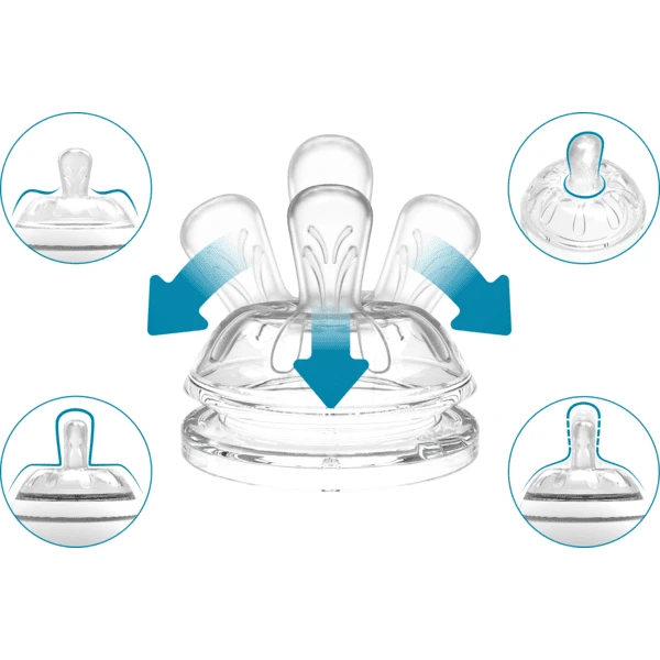 Nuvita Babyfles Anti - Koliek Mimic Cool! 250ml In Paars 5 Nuvita Babyfles Anti - Koliek Mimic Cool! 250ml In Paars - Afbeelding 5