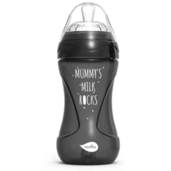 Nuvita Babyfles Anti - Koliek Mimic Cool! 250ml In Zwart