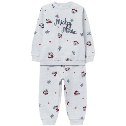 OVS Fleece Pyjama Micky Mouse Grijs -Kleintje Luxe ovs fleece pyjama micky mouse grijs a380139 2