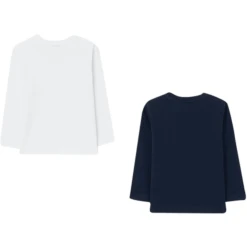 OVS Lange Mouw Shirt 2 Pakken Insignia Blauw -Kleintje Luxe ovs lange mouw shirt 2 pakken insignia blauw a345257 3