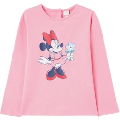 OVS Lange Mouw Shirt Minnie Sachet Roze