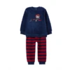 OVS Pyjama Velours Twi Light Blauw