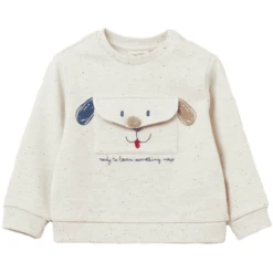 OVS Sweatshirt Cute Animals Turtledove -Kleintje Luxe ovs sweatshirt cute animals turtledove a320412 2