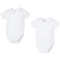 OVS Wikkel Body Korte Mouw 2-pack Heaven Ly Roze -Kleintje Luxe ovs wikkel body korte mouw 2 pack heaven ly roze a344543 2