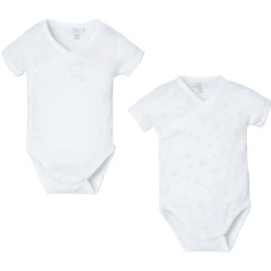 OVS Wikkel Rompertje Korte Mouw 2-pack Angel Falls -Kleintje Luxe ovs wikkel rompertje korte mouw 2 pack angel falls a344539 2