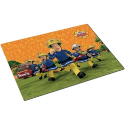 P:os Brandweerman Sam Placemat -Kleintje Luxe p os brandweerman sam placemat a330496 2