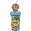 P:os Drinkbeker Paw Patrol Met Rietje 475 Ml, 3D Figuur