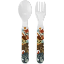 P:os Lepel-Vork Set Bosvrienden, 2 Stuks.