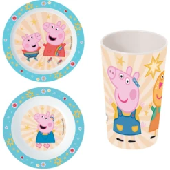 P:os Ontbijt Set Peppa Pig, 3st.