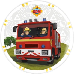 P:os Ontbijtset Brandweerman Sam, 3st. -Kleintje Luxe p os ontbijtset brandweerman sam 3st a330505 2