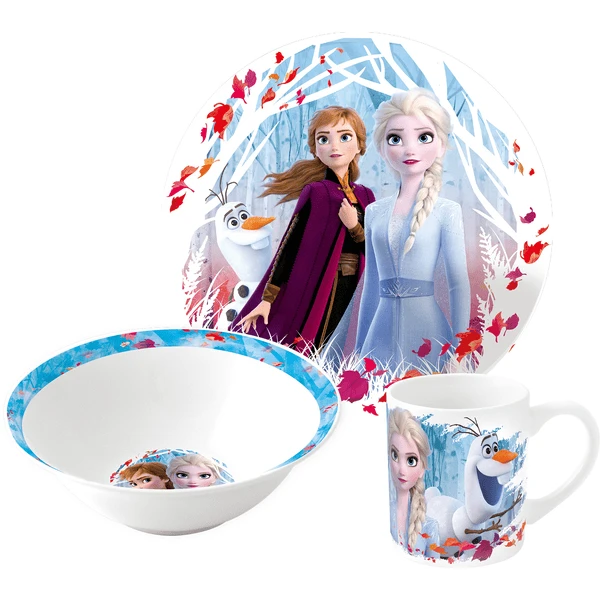 P:os Ontbijtset Frozen, 3st. 3 P:os Ontbijtset Frozen, 3st. - Afbeelding 3
