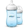Philips AVENT Fles Natural SCF035/27 260ml 2stuks Blauw