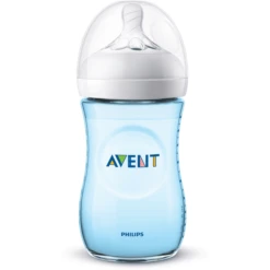 Philips AVENT Fles Natural SCF035/27 260ml 2stuks Blauw -Kleintje Luxe philips avent fles natural scf035 27 260ml 2stuks blauw a268886 3
