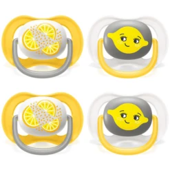 Philips Avent Fopspeen Ultra Air SCF080/18 6-18m In Geel, 4 Stuks