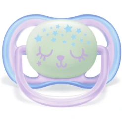 Philips Avent Fopspeen Ultra Air SCF376/12 Night 0 - 6 M Meisje -Kleintje Luxe philips avent fopspeen ultra air scf376 12 night 0 6 m meisje a294092 2