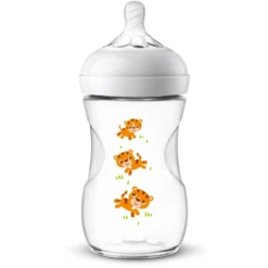 Philips Avent Natural-babyflesl 2.0 SCF070/20 260ml Tijger -Kleintje Luxe philips avent natural babyflesl 2 0 scf070 20 260ml tijger a268919 3
