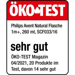 Philips Avent Natural Fles SCF033/16, 260 Ml, Transparant -Kleintje Luxe philips avent natural fles scf033 16 260 ml transparant a333746 2