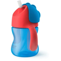 Philips Avent Rietjesbeker SCF796/01 200 Ml 9m+ Blauw/rood -Kleintje Luxe philips avent rietjesbeker scf796 01 200 ml 9m blauw rood a214932 4