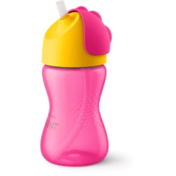 Philips Avent Rietjesbeker SCF796/02 300 Ml 12m+ Roze -Kleintje Luxe philips avent rietjesbeker scf796 02 300 ml 12m roze a214964 1