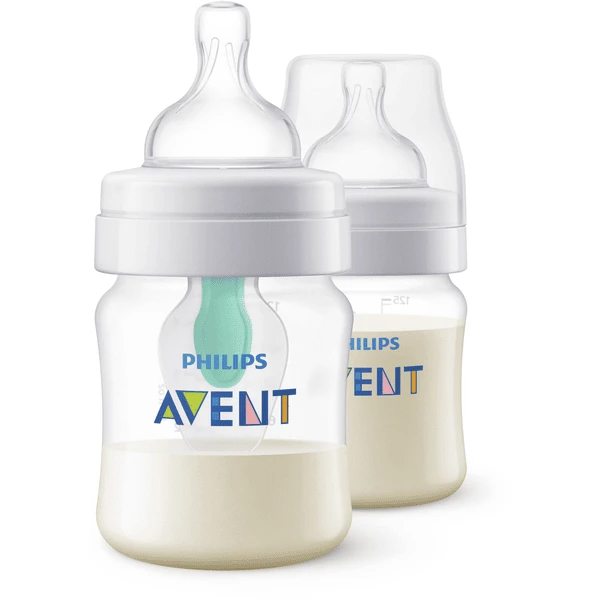 Philips AVENT SCF810/14 Anti-Colic Fles 125 Ml 2 Stuks 1 Philips AVENT SCF810/14 Anti-Colic Fles 125 Ml 2 Stuks