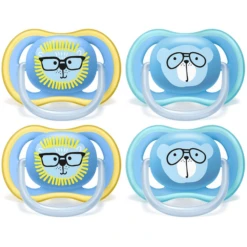 Philips Avent Speen Ultra Air SCF349/14 Vanaf 18 Maanden 4 Stuks Leeuw / Beer