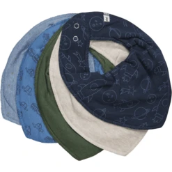 Pippi Bandana 5 Pack Ashley Blauw -Kleintje Luxe pippi bandana 5 pack ashley blauw a411960 2