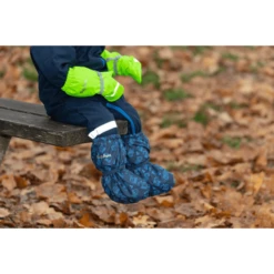 Playshoes Regen Footies Met Fleece Voering Bouwplaats Marine -Kleintje Luxe playshoes regen footies met fleece voering bouwplaats marine a318473 4