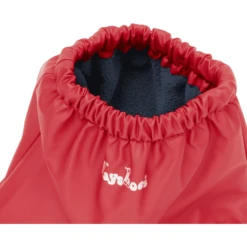 Playshoes Regen Footies Met Fleece Voering Rood -Kleintje Luxe playshoes regen footies met fleece voering rood a318461 4