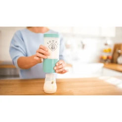 POWDY Melkpoederverdeler Met Verwisselbare Inzetstukken Turquoise -Kleintje Luxe powdy melkpoederverdeler met verwisselbare inzetstukken turquoise a274423 3