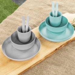 Reer Bord Growing Set Van 2, Blauw/grijs -Kleintje Luxe reer bord growing set van 2 blauw grijs a342890 4