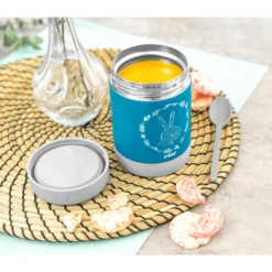 Reer Roestvrij Stalen Warmhouddoos Colour Design 300 Ml, Petrol Blauw -Kleintje Luxe reer roestvrij stalen warmhouddoos colour design 300 ml petrol blauw a343251 3