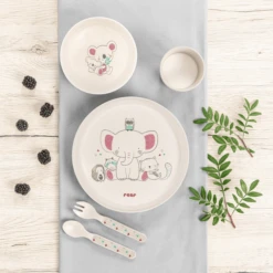 Reer Servies Set Growing " Lovely Friends" 8 Reer Servies Set Growing " Lovely Friends" -Kleintje Luxe reer servies set growing lovely friends a342888 3