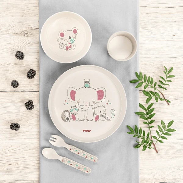 Reer Servies Set Growing " Lovely Friends" 4 Reer Servies Set Growing " Lovely Friends" - Afbeelding 4