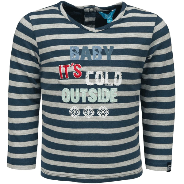 Rennen! Boys Gestreept Overhemd Met Lange Mouwen 1 Rennen! Boys Gestreept Overhemd Met Lange Mouwen