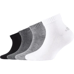 S.Oliver S.OlLIVER Junior Class Ic Quarter Sokken 4-pack Grijs- Combi Nation