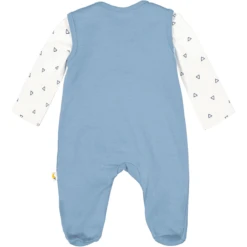 SALT AND PEPPER Romperset Auto Verbleekt Blauw -Kleintje Luxe salt and pepper romperset auto verbleekt blauw a371027 1