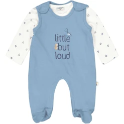 SALT AND PEPPER Romperset Auto Verbleekt Blauw -Kleintje Luxe salt and pepper romperset auto verbleekt blauw a371027 2