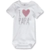SANETTA Baby Romper 1/4 Mouw Hart Wit